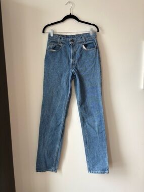 Vintage Levi's Blue Straight-Leg Jeans